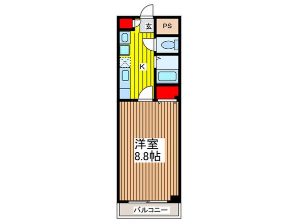 アーバンサイドⅡの物件間取画像